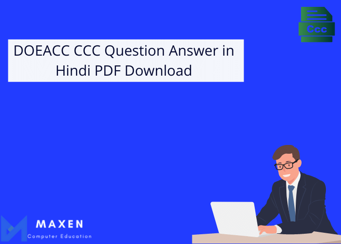 DOEACC CCC Question Answer in Hindi PDF Download