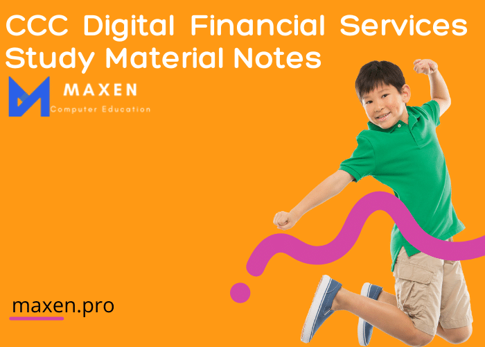 DOEACC CCC Digital Financial Services Study Material Notes in Hindi and English